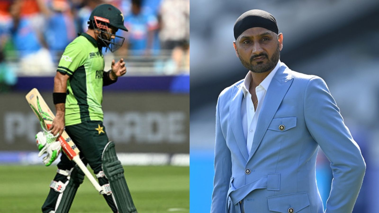 Harbhajan Singh mercilessly trolls Pakistan with a savage post after India storm into Champions Trophy final with 4-wicket win over Australia Pakistan captain Mohammad Rizwan (L) and India's spin legend Harbhajan Singh in frame