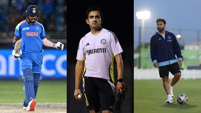 Gautam Gambhir finally reveals reason behind picking KL Rahul over Rishabh Pant in India's playing XI in Champions Trophy, says 'his average in ODI is...' India's head coach Gautam Gambhir (C), star batters KL Rahul and Rishabh Pant (R) in frame