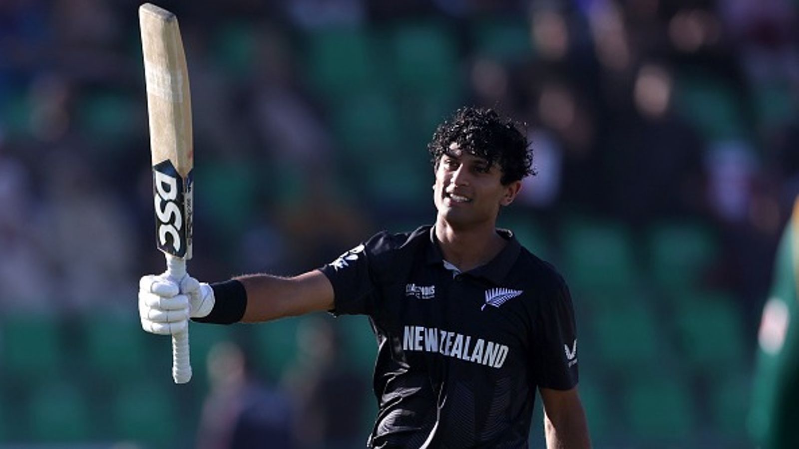 SA vs NZ: Rachin Ravindra smashes second century in ICC Champions Trophy 2025 semifinal clash against South Africa Rachin Ravindra celebrating his century