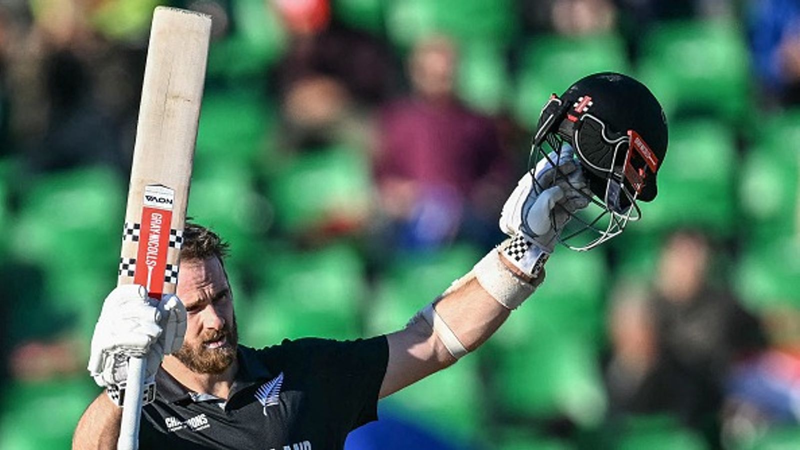 Kane Williamson unlocks groundbreaking milestone, becomes first New Zealand player and fourth fastest in world to achieve this legendary feat New Zealand's Kane Williamson celebrating century in Champions Trophy semi-final against South Africa