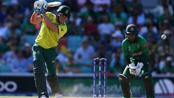 Superstar player announces sudden ODI retirement after Champions Trophy 2025 exit, says 'last few weeks have been very challenging...' File Photo: South Africa's David Miller (L) plays a shot as Bangladesh's Mushfiqur Rahim watches on in this frame