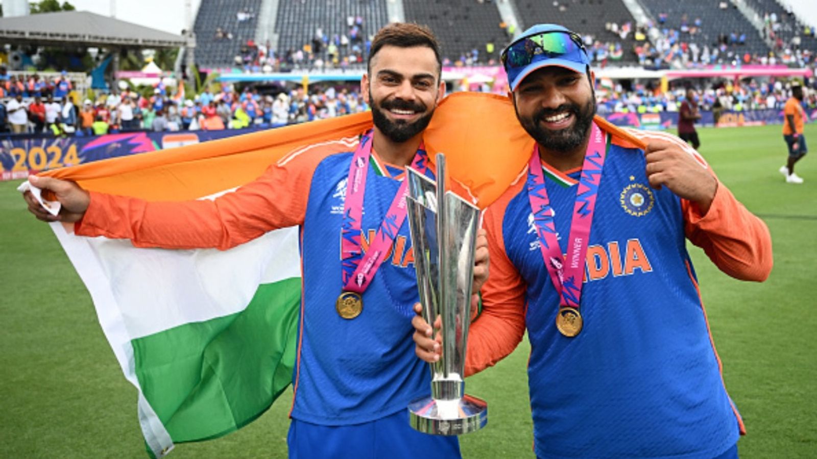 India's 2011 World Cup winner urges Virat Kohli, Rohit Sharma to reconsider T20I retirement to win Olympic Gold at LA amidst ODI retirement fear looming large India's 2011 World Cup winner urges Virat Kohli, Rohit Sharma to reconsider T20I retirement to win Olympic Gold at LA amidst ODI retirement fear looming large