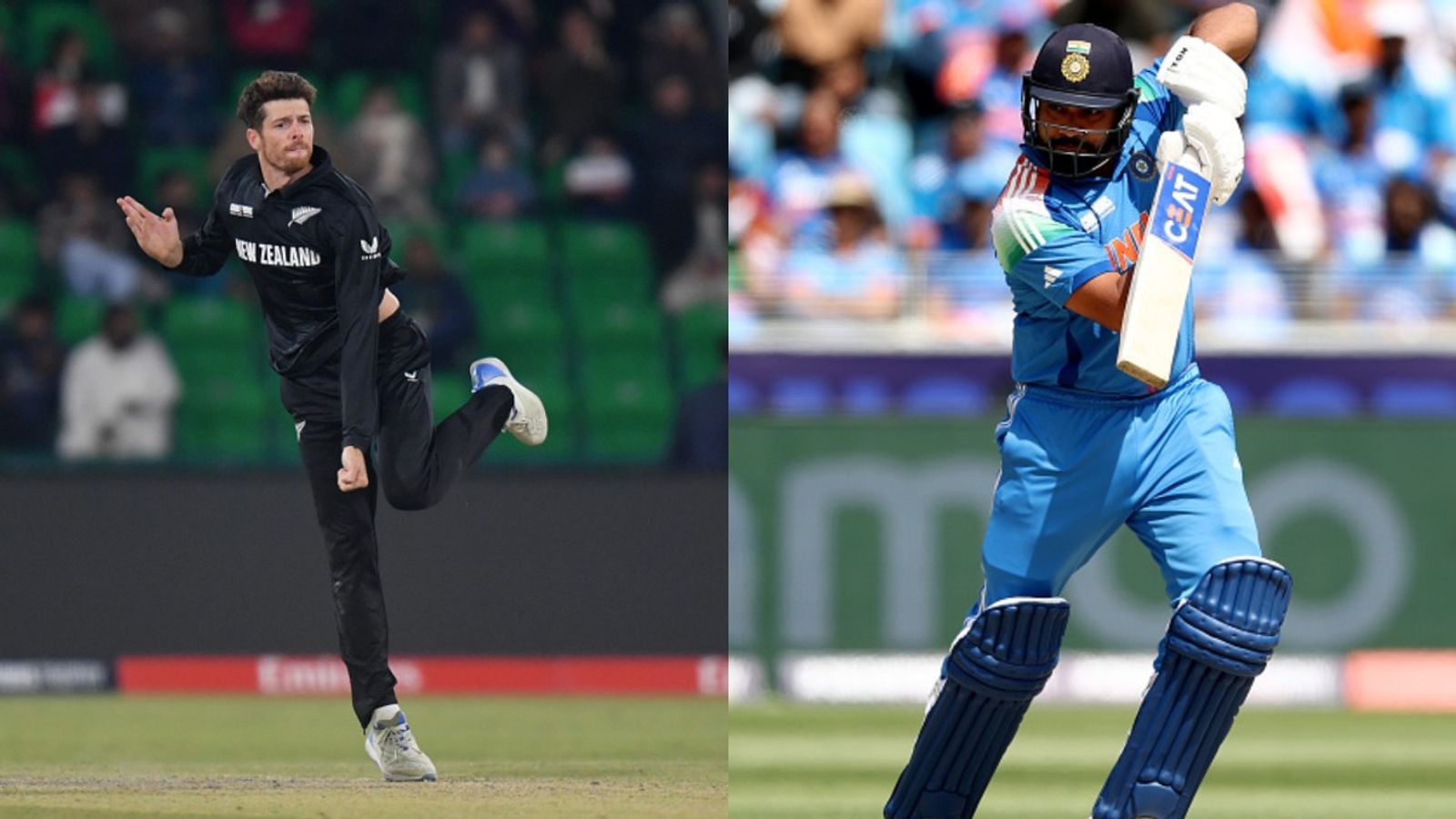 What will happen if India vs New Zealand's Champions Trophy final gets washed out? Here's what the ICC rules suggest New Zealand captain Mitchell Santner (L) and India skipper Rohit Sharma in frame