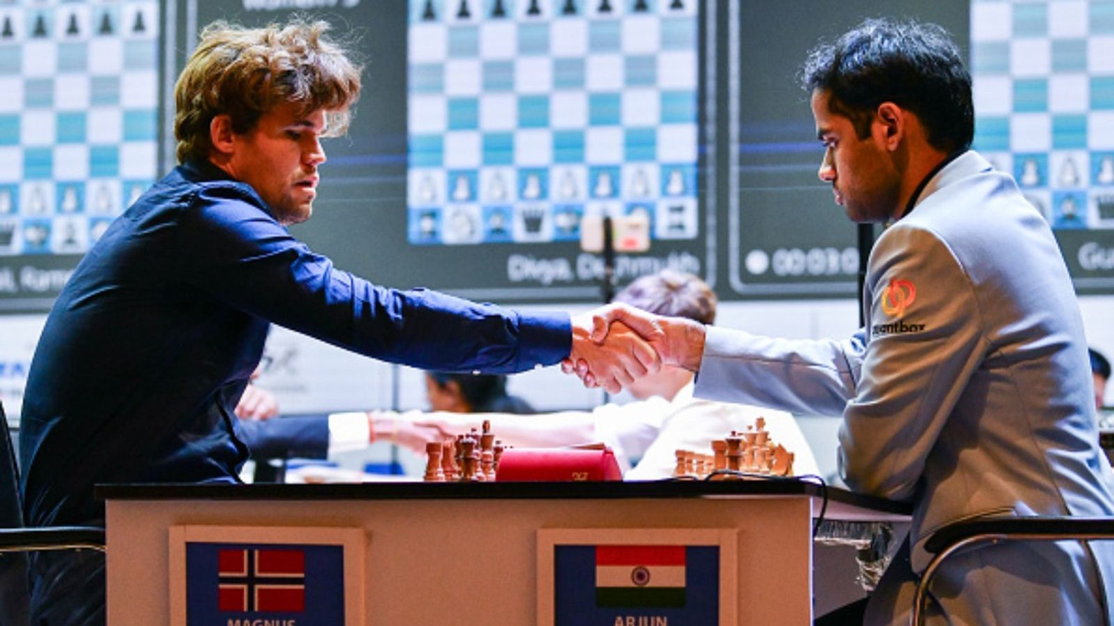 Esports World Cup 2025 Chess debut : From Magnus Carlsen to Arjun Erigaisi, know all the players, teams competing, prize money and format Magnus Carlsen and Arjun Erigaisi in the frame
