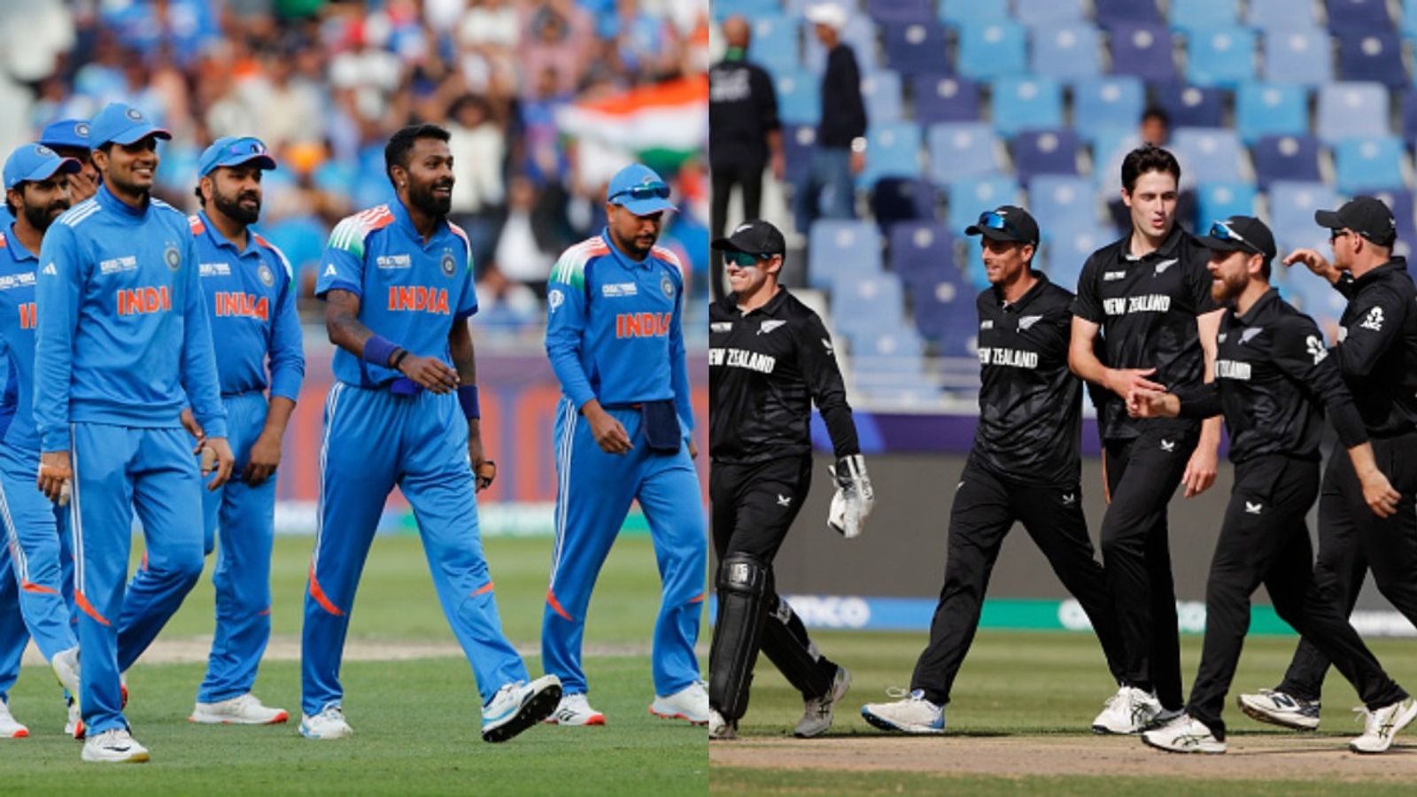 Gary Stead reveals New Zealand's biggest challenge against India in Champions Trophy final, says 'He's a big threat in the game' L-R: India and New Zealand players in this frame