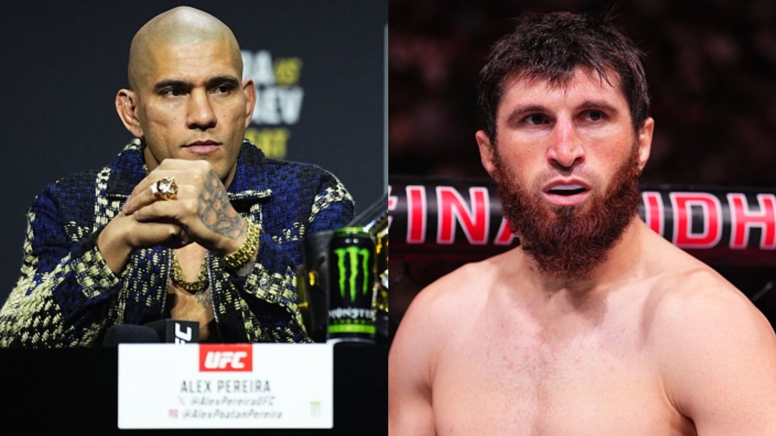 UFC heavyweight veteran slams Alex Pereira vs Magomed Ankalaev outcome Alex Pereira and Magomed Ankalaev (via Getty)