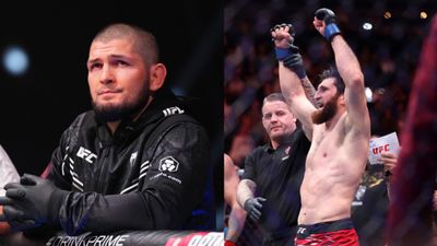'You made a history': Khabib Nurmagomedov Congratulates Fellow Russian Magomed Ankalaev on Becoming New Undisputed King of the UFC Light-Heavyweight Division Khabib Nurmagomedov and Magomed Ankalaev