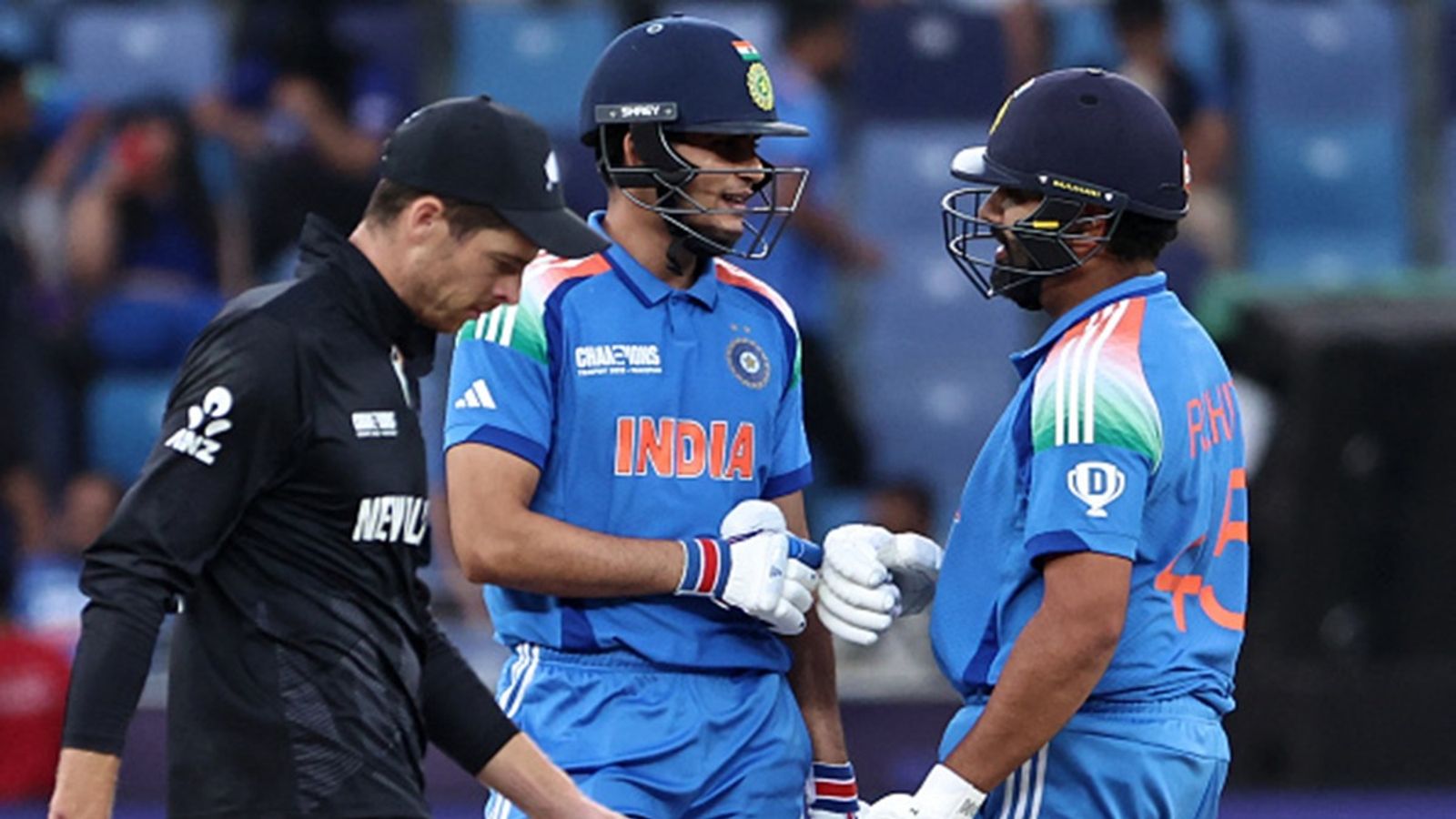 'Rohit Sharma puts fear in bowlers': Mitchell Santner's stunning admission after New Zealand's loss to India in Champions Trophy 2025 final New Zealand's captain Mitchell Santner (L) walks past India's captain Rohit Sharma (R) and Shubman Gill during the ICC Champions Trophy final at the Dubai International Stadium in Dubai on March 9, 2025.