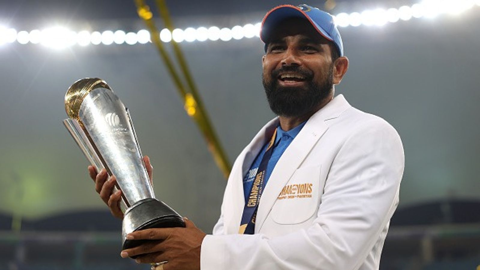 'Victory is sweeter when...': Mohammed Shami reacts after India beat New Zealand by four wickets to win ICC Champions Trophy 2025 Mohammed Shami of India poses for a photo with the ICC Champions Trophy after winning the ICC Champions Trophy 2025 Final between India and New Zealand at Dubai International Stadium