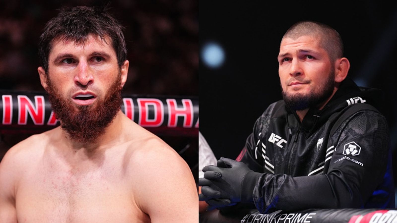 Magomed Ankalaev responds to Khabib Nurmagomedov's congratulatory message after UFC 313 triumph Magomed Ankalaev and Khabib Nurmagomedov in the frame (via Getty)