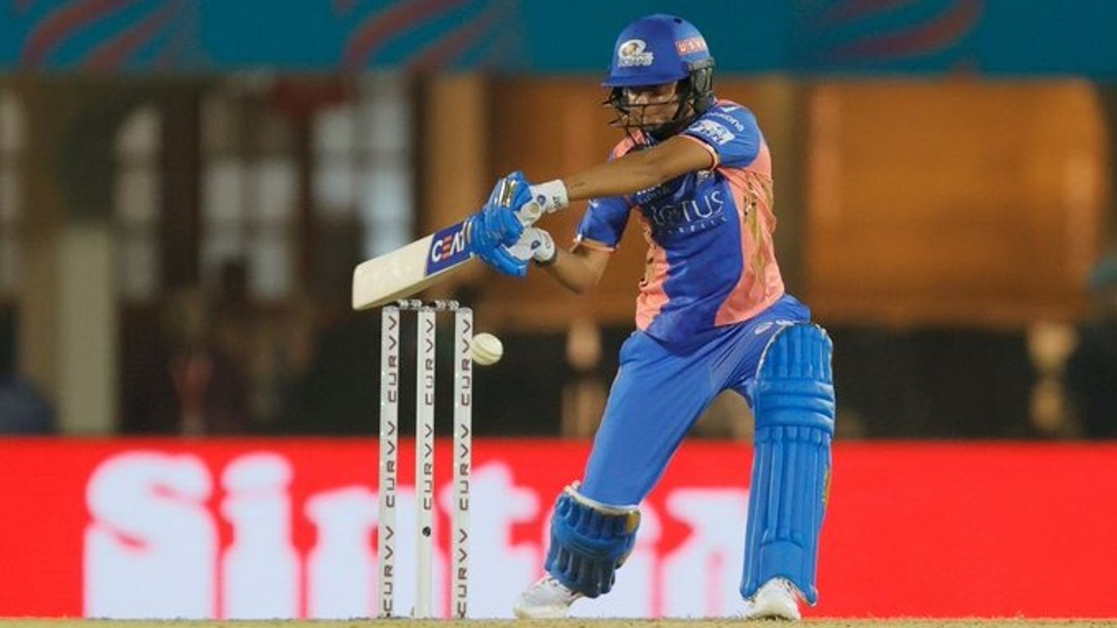 WPL 2025: Harmanpreet's fifty coupled with Hayley-Amelia's combined 6-fer help Mumbai Indians beat Gujarat Giants by 9 runs Mumbai Indians captain Harmanpreet Kaur in frame