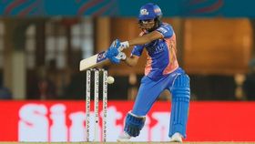 Mumbai Indians captain Harmanpreet Kaur in frame Mumbai Indians captain Harmanpreet Kaur in frame
