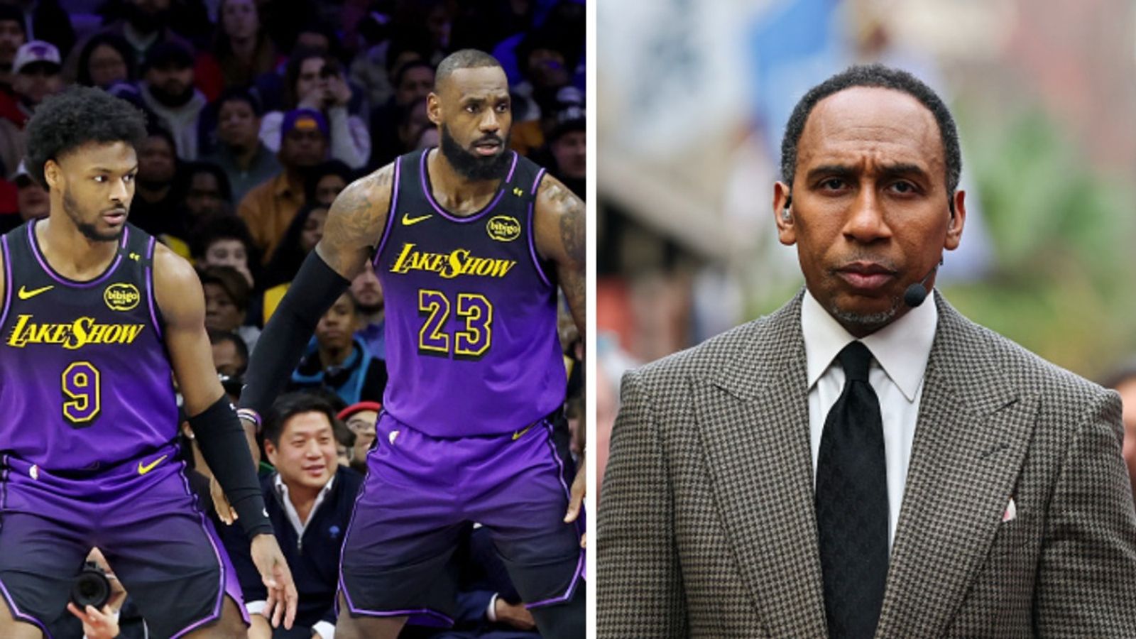 Former NFL Linebacker Defends Stephen A. Smith Amid LeBron James Confrontation Over Bronny James Criticism: 'He's Saying What Everybody Thinks' Bronny James, LeBron James and Stephen A. Smith