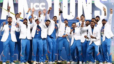 ICC to give no formal clarification to PCB over absence of Pakistan representatives during Champions Trophy closing ceremony Indian team celebrating Champions Trophy 2025 win