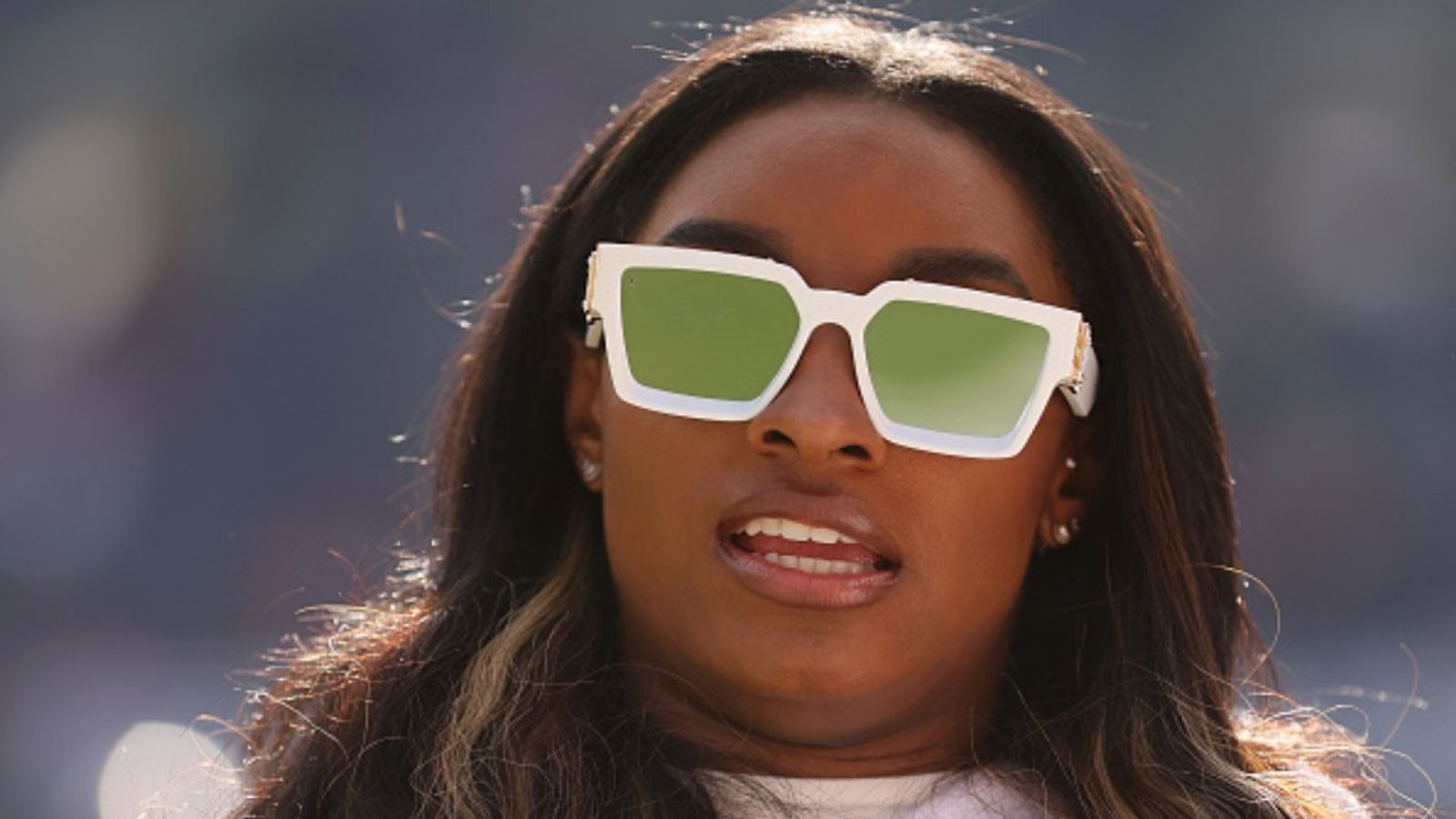 "Easiest way to irritate me," Simone Biles lashes out at fans for invading her personal space Simone Biles in the frame (via Getty)
