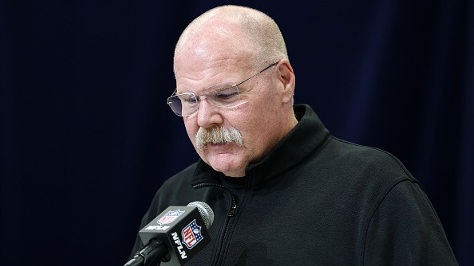 NFL Free Agency: Chiefs Announce Major Decision on $32 Million WR Head coach Andy Reid of the Kansas City Chiefs speaks to the media during the NFL Scouting