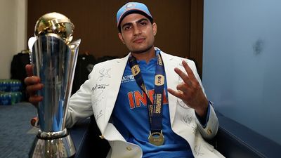 Shubman Gill gets big reward from ICC following Champions Trophy 2025 victory Shubman Gill poses with the ICC Champions Trophy