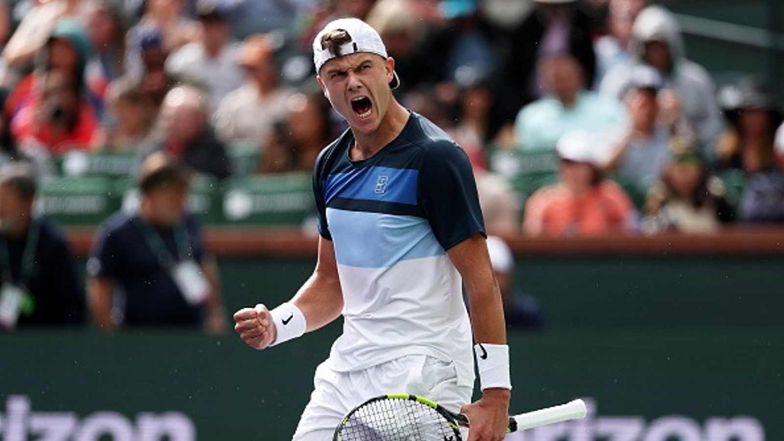 YouTuber Turned Tennis Pro Makes Explosive Allegations Against Holger Rune Following His Impressive Run in the Indian Wells Holger Rune of Denmark celebrates match point against Stefanos Tsitsipas