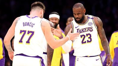 NBA Trade Rumor: Lakers Planning to Trade Austin Reaves In Exchange For Key Mavericks Duo To Support LeBron James and Luka Doncic Luka Doncic and LeBron James in the frame.
