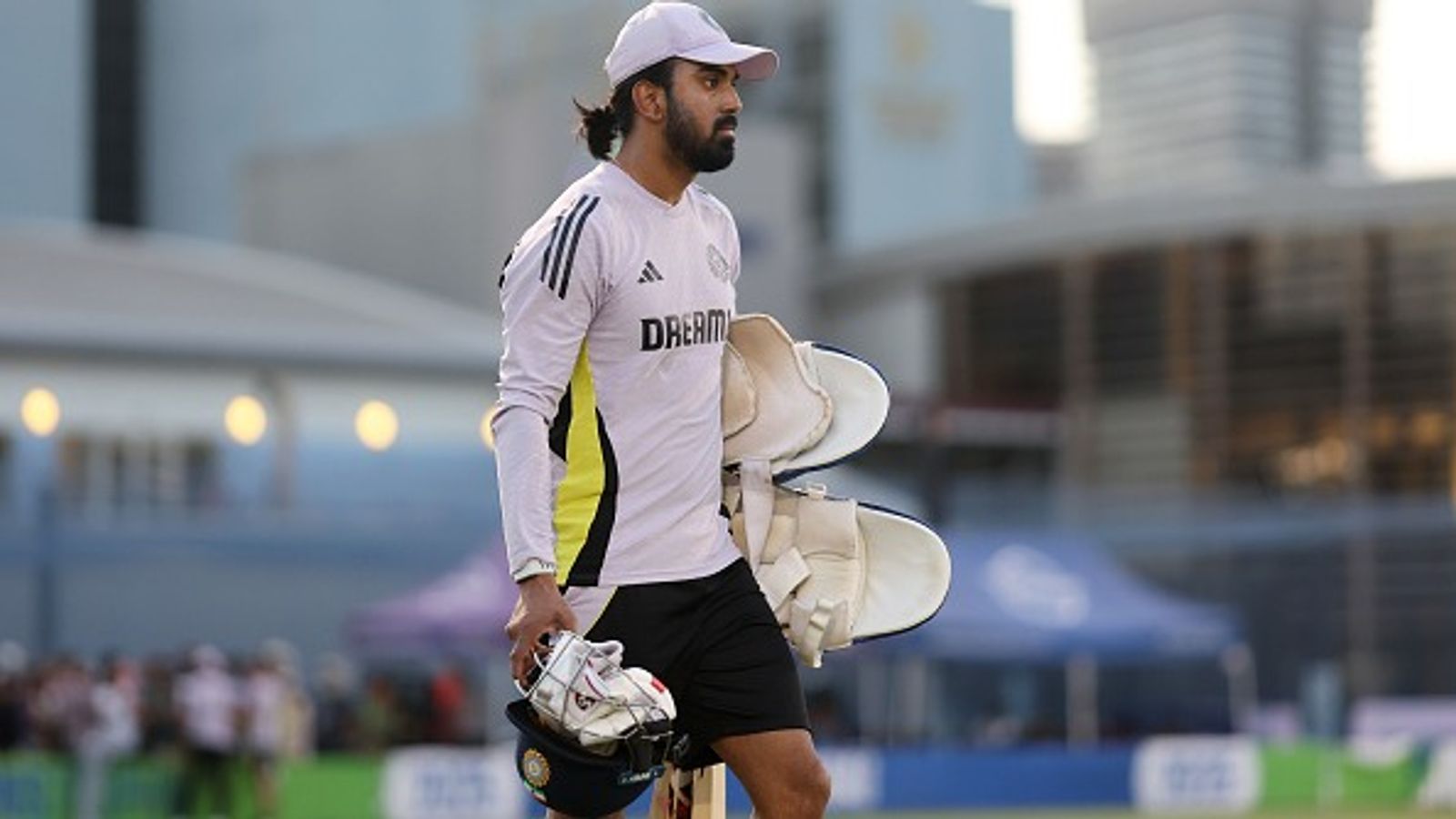 'KL Rahul is like Mr Fixit...': Mitchell Starc's big statement for India's wicketkeeper batter after Champions Trophy 2025 KL Rahul of India warms up during a India Nets Session at ICC Academy