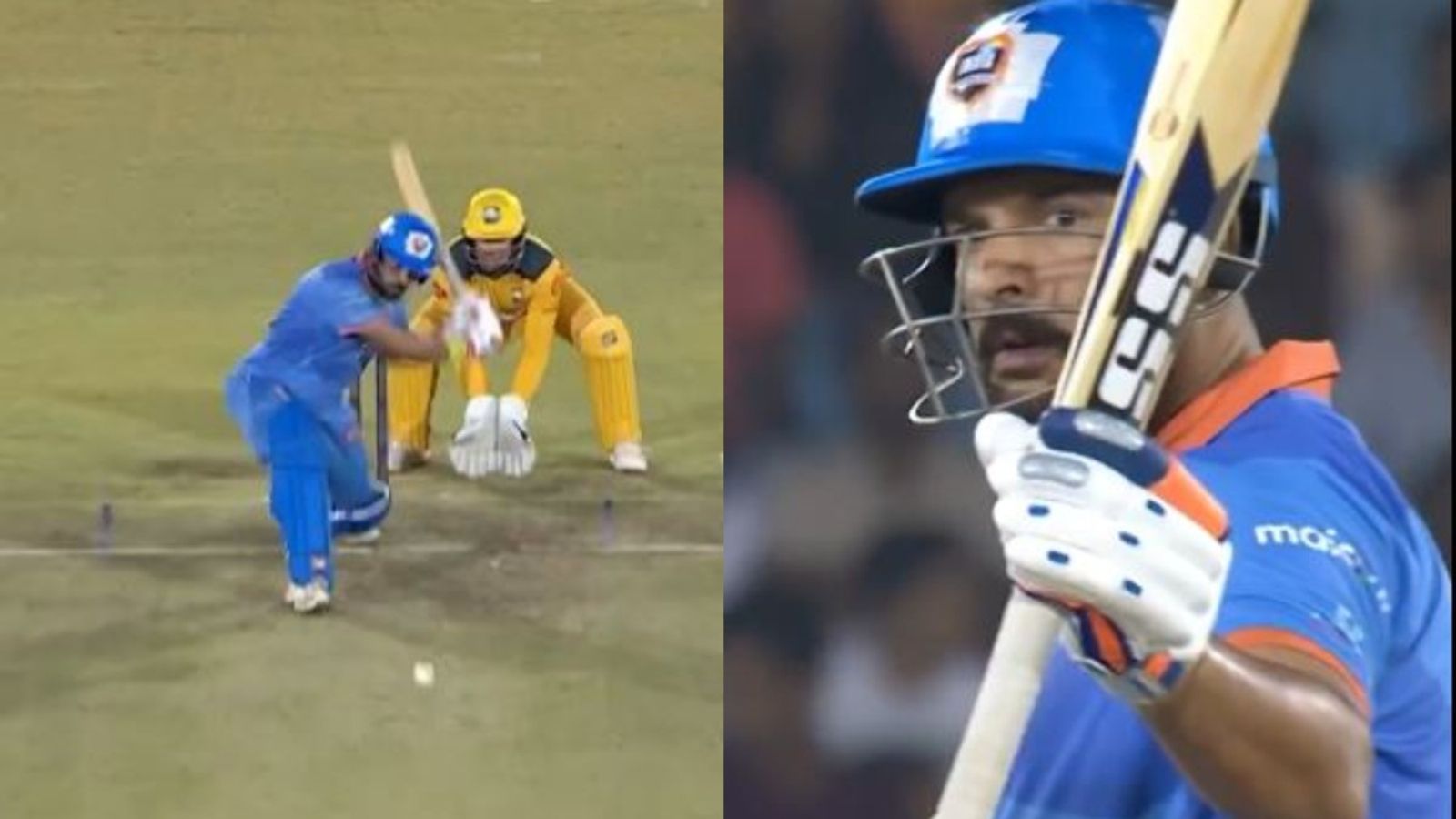 6,6,6,6,6,6,6: Yuvraj Singh turns Australia's biggest nightmare again, cracks 7 sixes in lightning 30-ball 59 in International Masters League's semifinal 6,6,6,6,6,6,6: Yuvraj Singh turns Australia's biggest nightmare again, cracks 7 sixes in lightning 30-ball 59 in International Masters League's semifinal