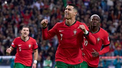Cristiano Ronaldo To Resume Duties as Captain of Portugal in the UEFA Nations League Quarterfinal Against Denmark; Full Squad Announced Cristiano Ronaldo of Portugal celebrates after scoring his team's second goal during the UEFA Nations League 2024/25 League A Group A1 match