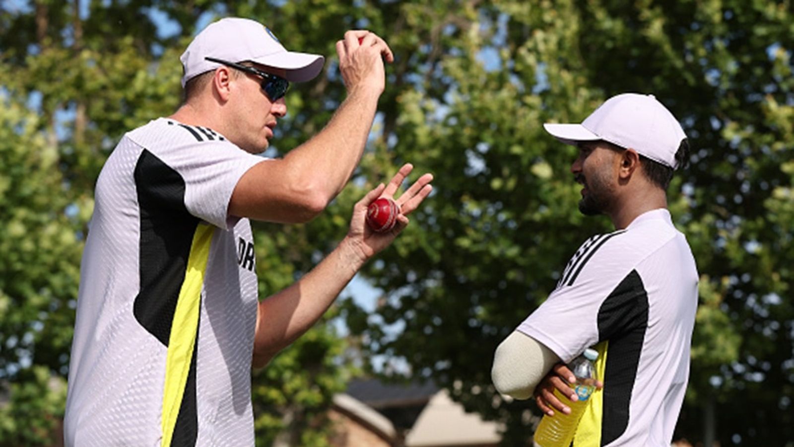 Ruled out of England series due to side strain, India's star all-rounder declared fit as he clears Yo-Yo test a week ahead of IPL 2025 Morne Morkel, bowling coach of India talks with Nitish Kumar Reddy during an India Test squad training session at the WACA Ground on November 13, 2024 in Perth, Australia.