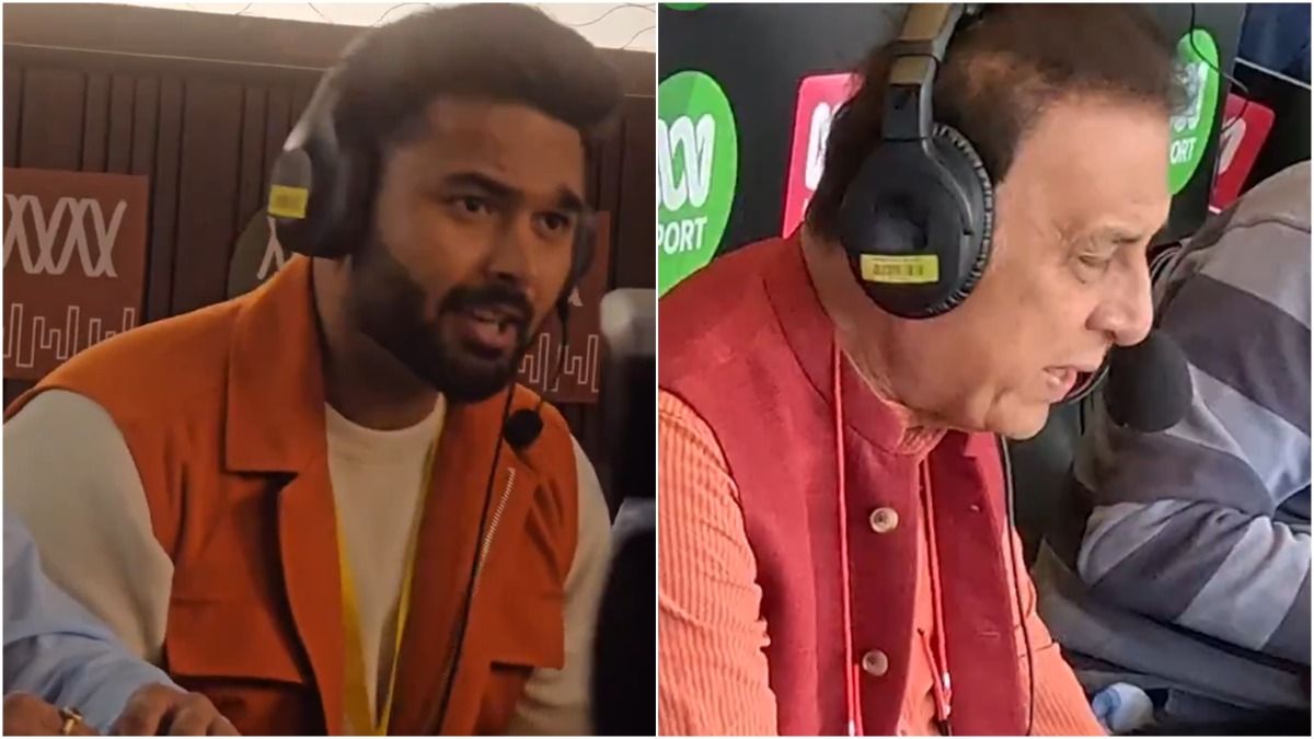 'Stupid, stupid, stupid!': Rishabh Pant mimics Sunil Gavaskar's commentary from MCG Test, video of LSG captain goes viral Rishabh Pant, Sunil Gavaskar