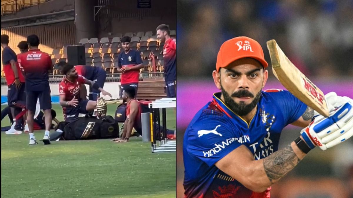 WATCH: Virat Kohli grooves at M Chinnaswamy stadium during team's practice session ahead of RCB unboxing event WATCH: Virat Kohli grooves at M Chinnaswamy stadium during team's practice session ahead of RCB unboxing event