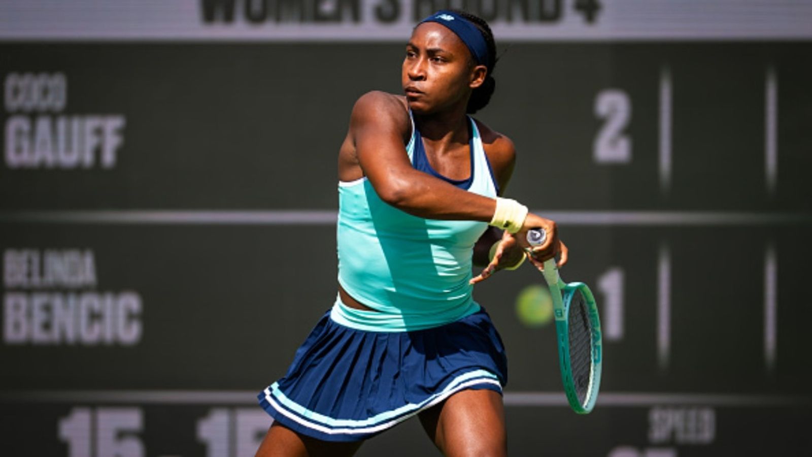 Coco Gauff teases preparations for her next challenge after a heartbreaking Indian Wells exit Coco Gauff in the frame (via Getty)
