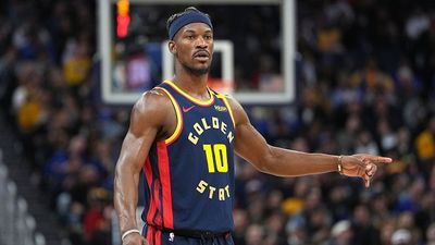Jimmy Butler Injury Report: Will the Warriors' Star Forward Play Tonight Against the Nuggets? Jimmy Butler in the frame.
