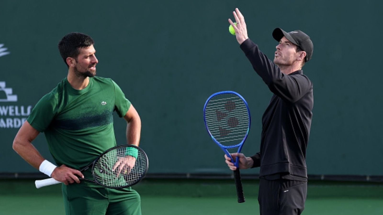 Novak Djokovic teams up with coach Andy Murray to master a key skill amid form struggles Novak Djokovic and Andy Murray in the frame (via Getty)