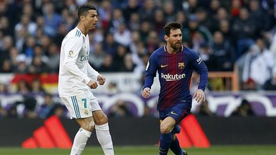 'It's like choosing between two beautiful women': French World Cup Winner Perfectly Sums Up the Impossible Task of Picking Between Lionel Messi and Cristiano Ronaldo Cristiano Ronaldo and Lionel Messi in the frame.