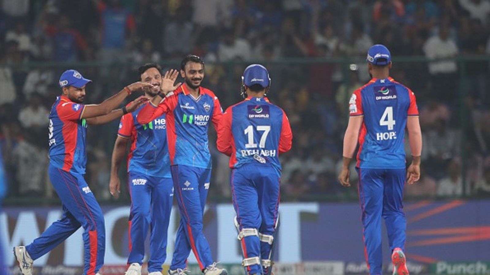Have Delhi Capitals found Harry Brook's replacement? Star all-rounder spotted training with DC squad ahead of IPL 2025 Delhi Capitals captain Axar Patel (C) celebrates with his teammates in this frame