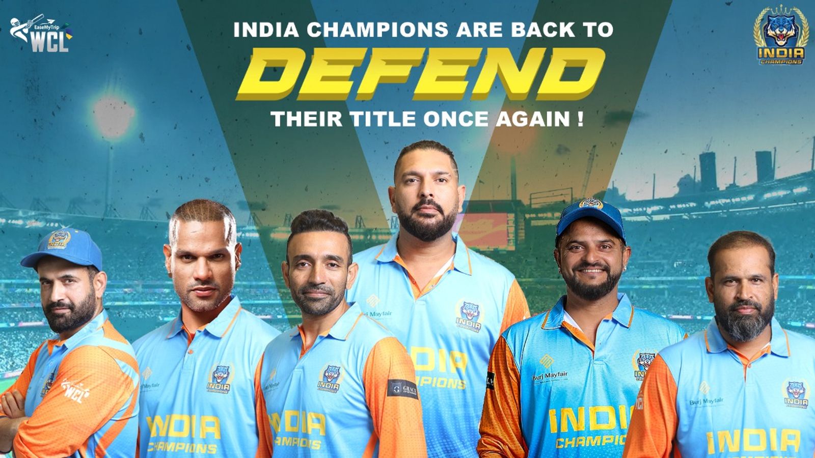 Renowned Indian Legend Yuvraj Singh to lead India Champions for EaseMyTrip WCL Season 2 Renowned Indian Legend Yuvraj Singh to lead India Champions for EaseMyTrip WCL Season 2