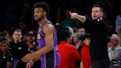 'People think, like, I'm a F****** robot': Bronny James Finally Addresses the Hate and Criticism He Receives as LA Lakers Rookie Bronny James #9 of the Los Angeles Lakers in the second half of play against the San Antonio Spurs