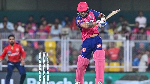 'He got that captaincy for ...': India's World Cup winner reacts as Riyan Parag appointed as Rajasthan Royals captain for three matches of IPL 2025 Riyan Parag plays a shot during the Indian Premier League (IPL) Twenty20 cricket match between Rajasthan Royals and Punjab Kings