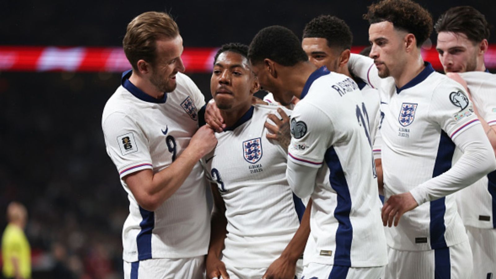 Arsenal rookie notches up historic milestone in debut game for England as Harry Kane and Co. defeat Albania in FIFA World Cup 2026 Qualifiers Myles Lewis-Skelly, Harry Kane, Marcus Rashford, Curtis Jones, Jude Bellingham and Declan Rice in the frame