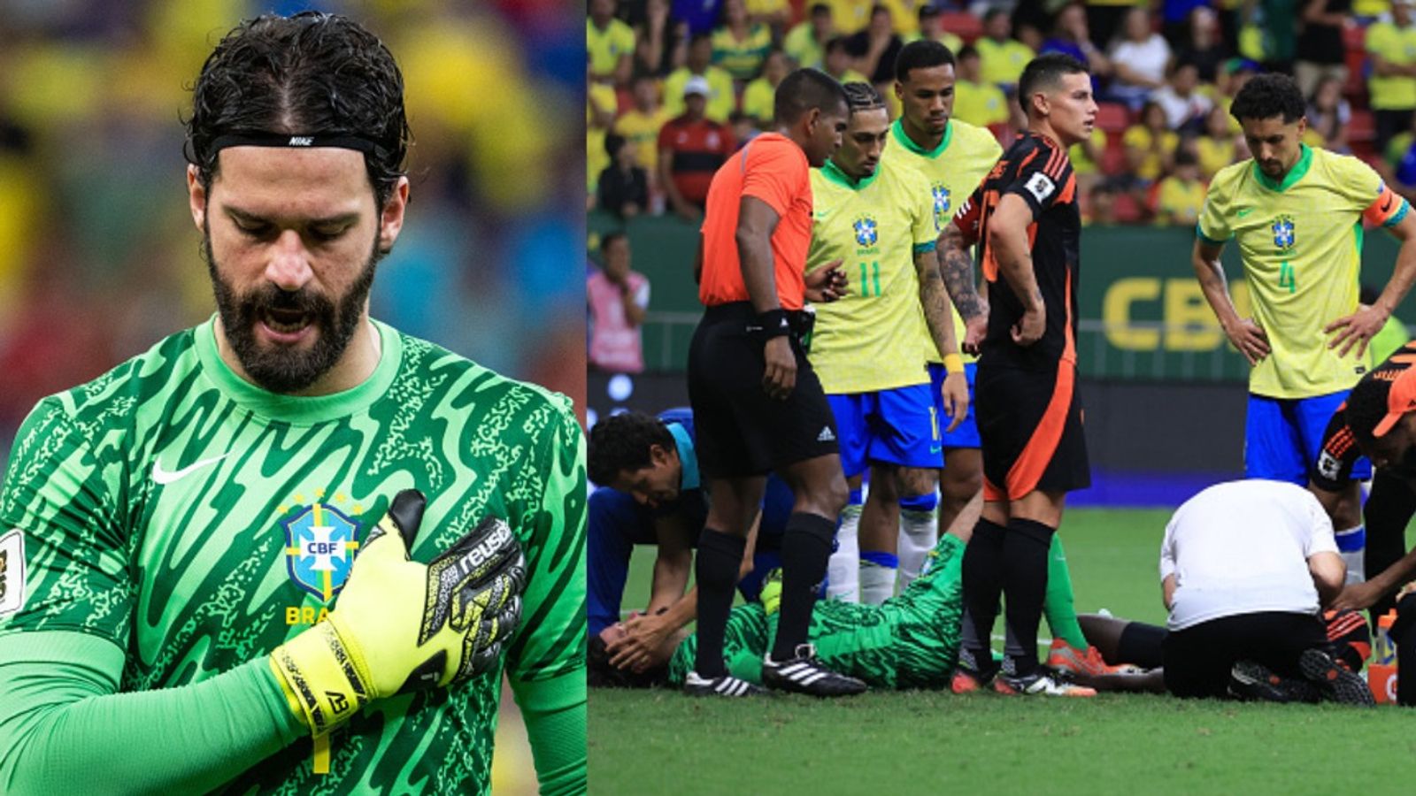Liverpool issue major update on Alisson Becker's health after injury in Brazil vs Colombia 2026 FIFA World Cup Qualifier Alisson Becker in the frame