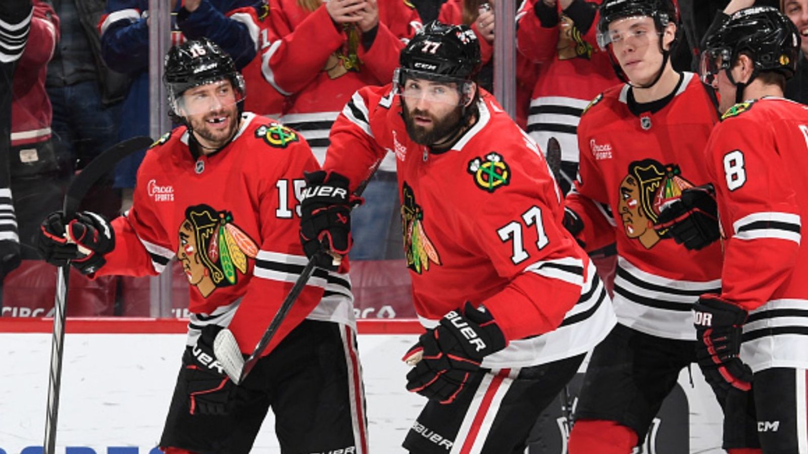 'You've got to give up everything...' Three-time Stanley Cup champion and Blackhawks forward announces retirement after the end of the season Craig Smith and Patrick Maroon in the frame