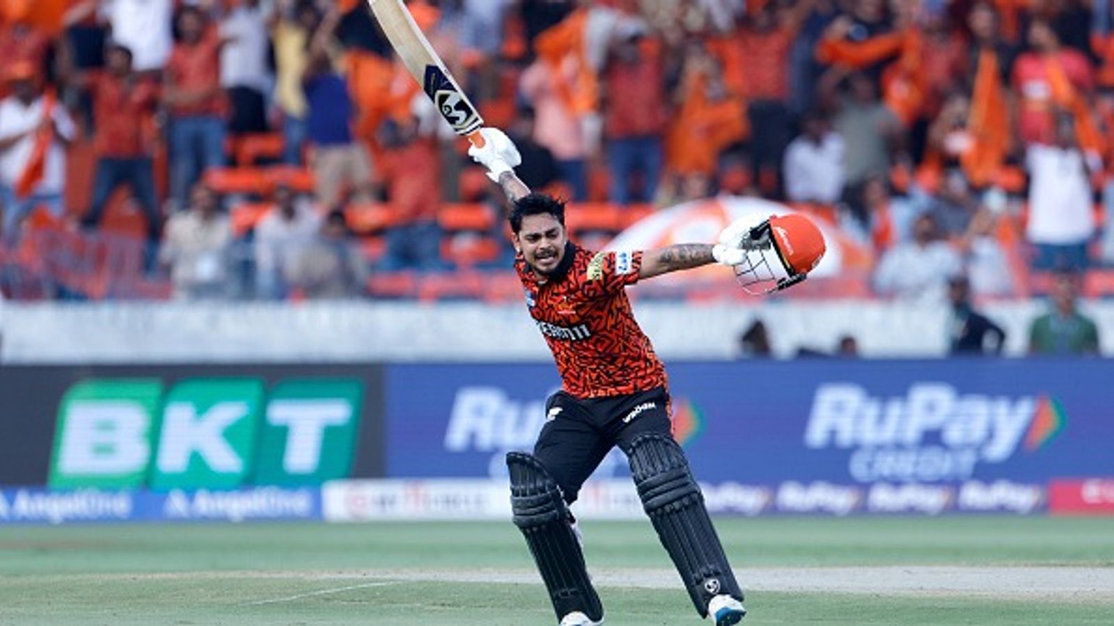 'Team has put their faith in me, and...': Ishan Kishan lauds Pat Cummins and Sunrisers Hyderabad after smashing first century of IPL 2025 Ishan Kishan of Sunrisers Hyderabad celebrates after scoring a hundred during the 2025 IPL match between Sunrisers Hyderabad and Rajasthan Royals