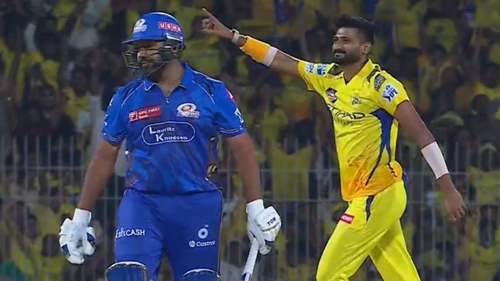 Rohit Sharma bags embarrassing IPL record after Khaleel Ahmed dismisses him for a four-ball duck in MI's campaign opener vs CSK Rohit Sharma bags embarrassing IPL record after Khaleel Ahmed dismisses him for a four-ball duck in MI's campaign opener vs CSK