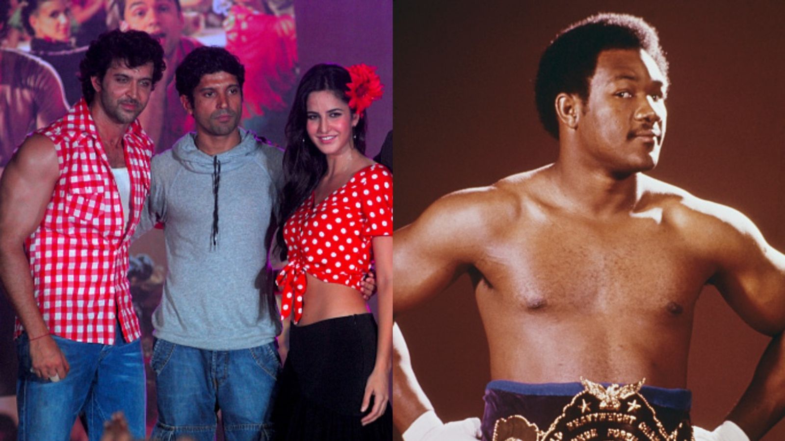 Bollywood Actor Pays Tribute to Boxing Legend George Foreman says, 'Most devastating to ever throw a punch' Farhan Akhtar, Hrithik Roshan and Katrina Kaif along with Boxing legend