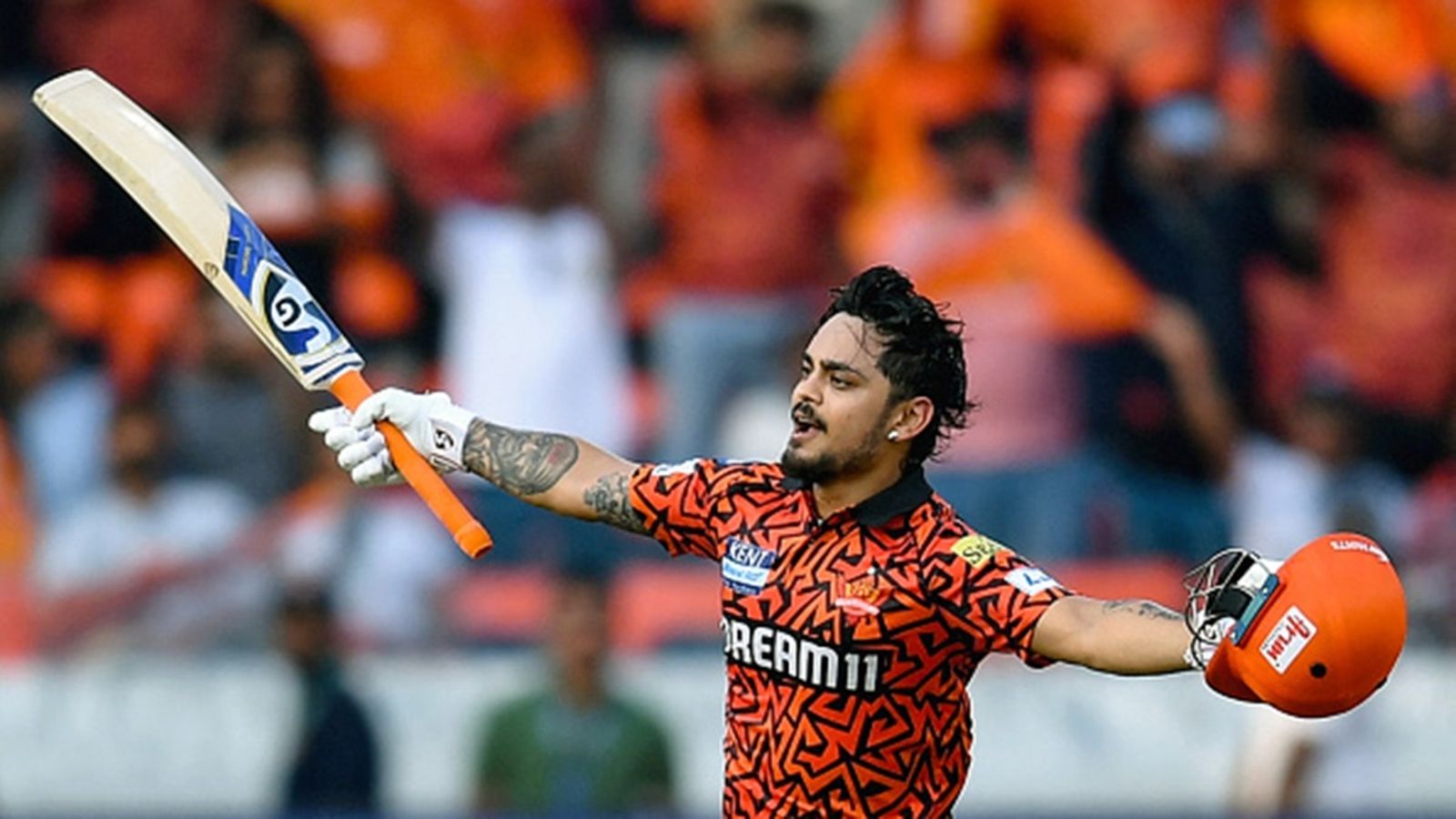 'How dysfunctional that Mumbai setup was last year': Former New Zealand pacer's scathing remark after Ishan Kishan's maiden IPL ton on SRH debut Sunrisers Hyderabad's Ishan Kishan celebrates after scoring a century (100 runs) during the Indian Premier League (IPL) match against Rajasthan Royals at the Rajiv Gandhi International Stadium in Hyderabad on March 23, 2025.
