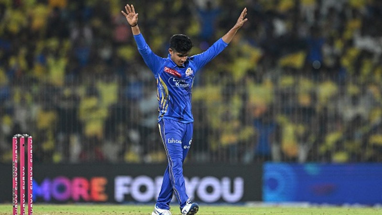 Vignesh Puthur gets special reward from Mumbai Indians owner Nita Ambani for sensational debut in MI vs CSK game Mumbai Indians' Vignesh Puthur in frame