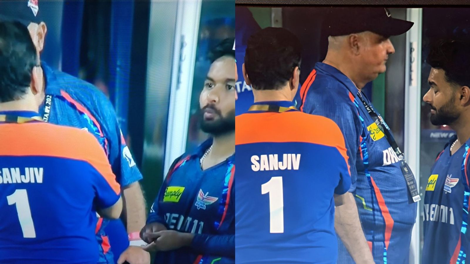 Rishabh Pant spotted having intense chat with LSG owner Sanjiv Goenka after 1-wicket loss against Delhi Capitals Sanjiv Goenka chats with Rishabh Pant after the match