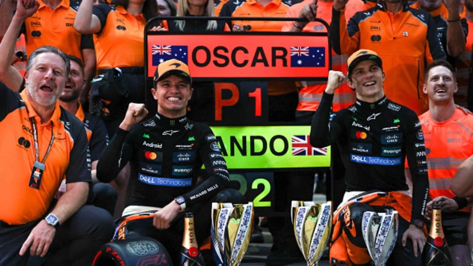 F1 Constructors' Standings Updated: McLaren reigns supreme, Ferrari Loses 18 Points After Chinese GP Disqualification McLaren in the frame