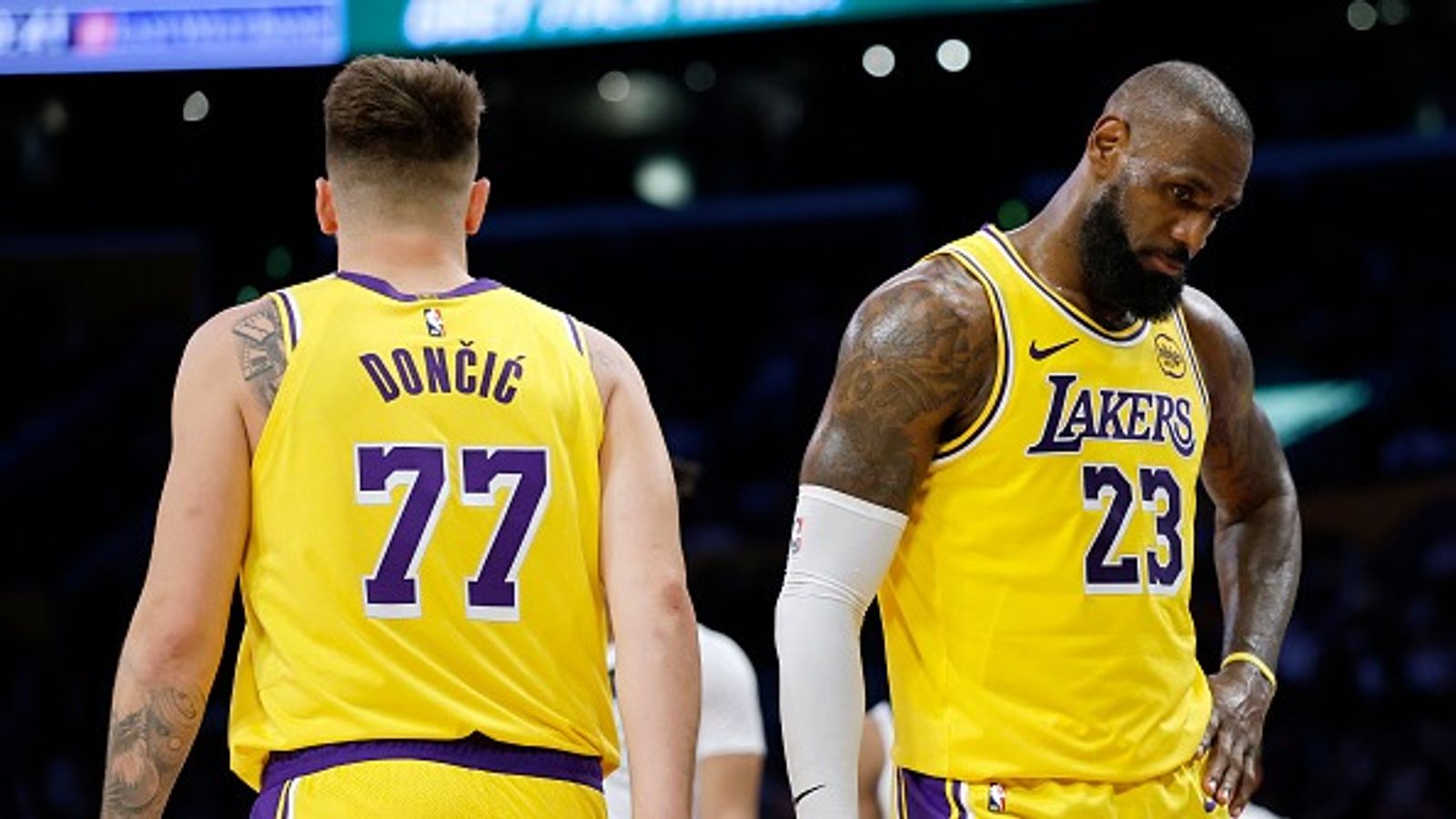 NBA Trade Rumor: Lakers Linked to Pelicans' Star Forward in Bid to Create Superteam with LeBron James and Luka Doncic Luka Doncic and LeBron James in the frame.
