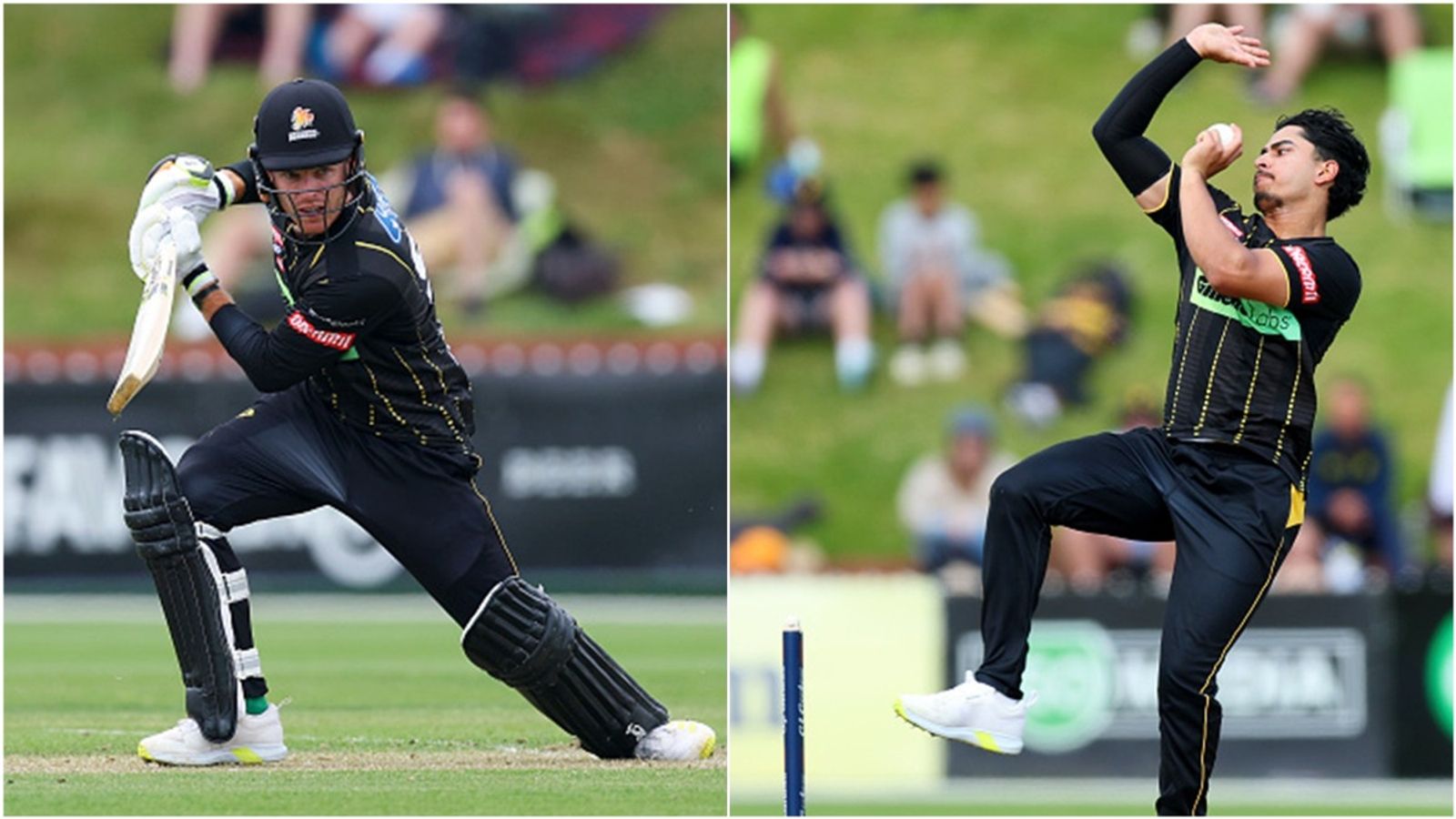 New Zealand announce 13-member squad for ODI series vs Pakistan, maiden call-up for 31-year-old batter and Lahore-born all-rounder Nick Kelly plays a shot; Pakistan-born pacer Muhammad Abbas.