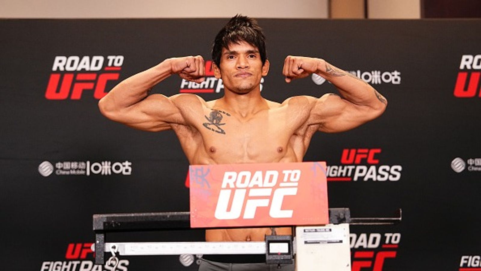 'My Time Will Come Again': Angad Bisht Shares His Unfiltered Thoughts on MMA, Perseverance, and the Pursuit of Glory Angad Bisht of India poses on the scale during the Road to UFC 3 weigh-in